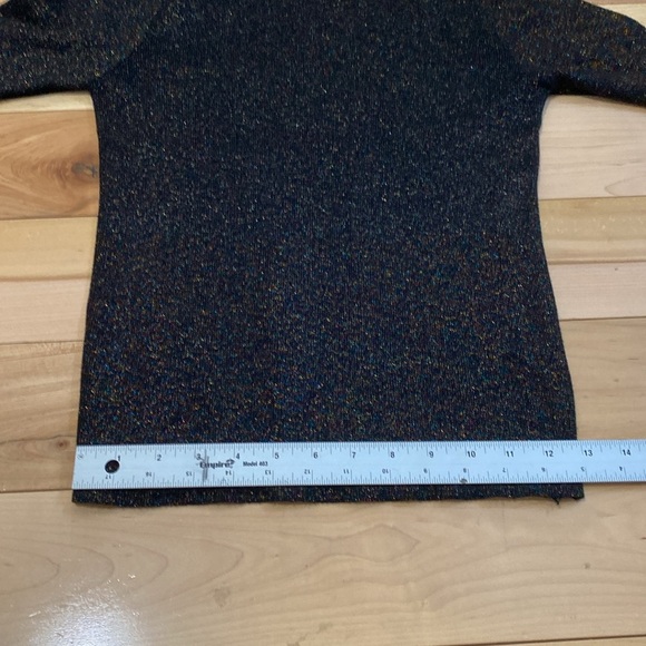 Women's Black Turtleneck Sweater - Picture 4 of 10